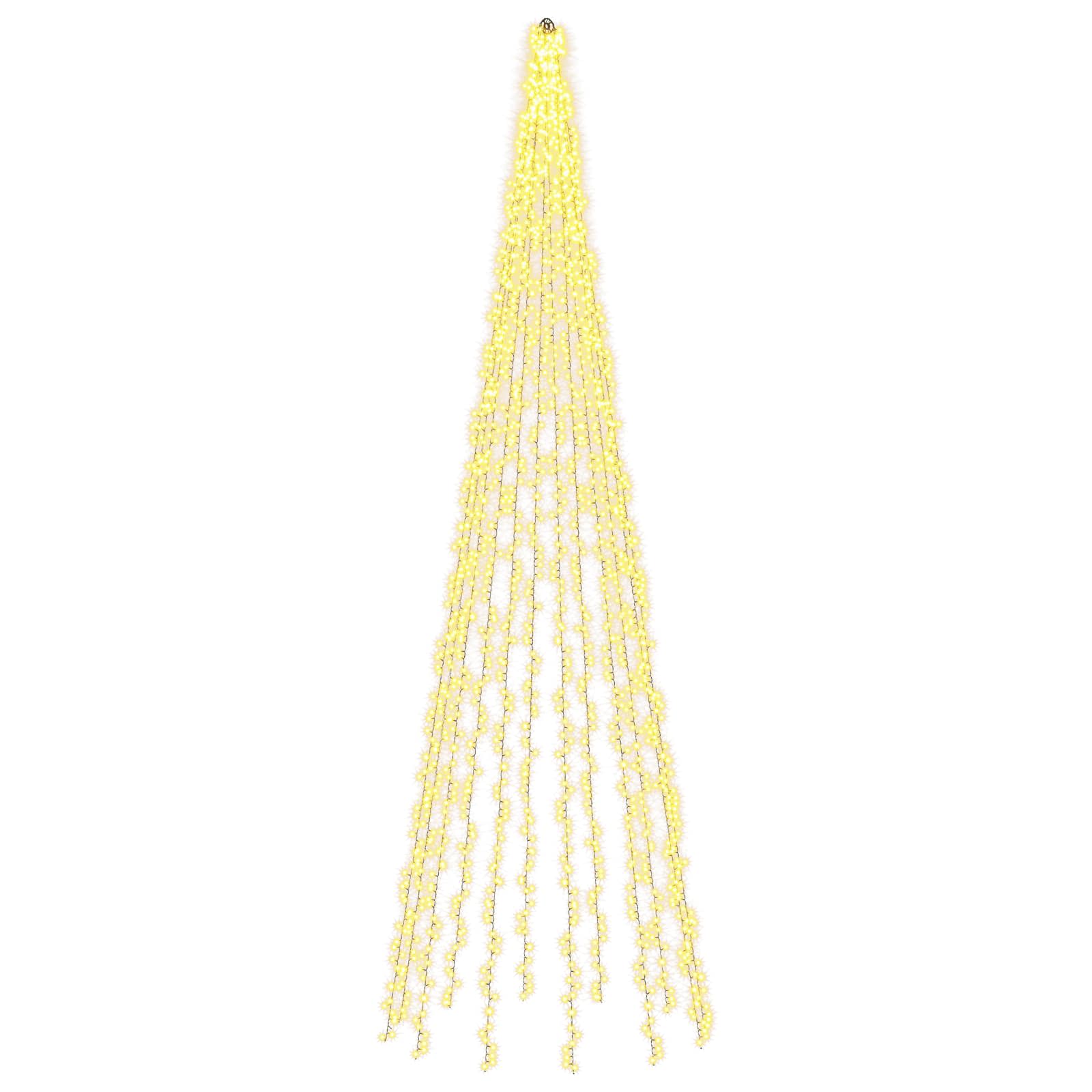 Weihnachtsbaum-beleuchtung Mit 12 Leds 2004 Leds Warmes Weiß Vidaxl