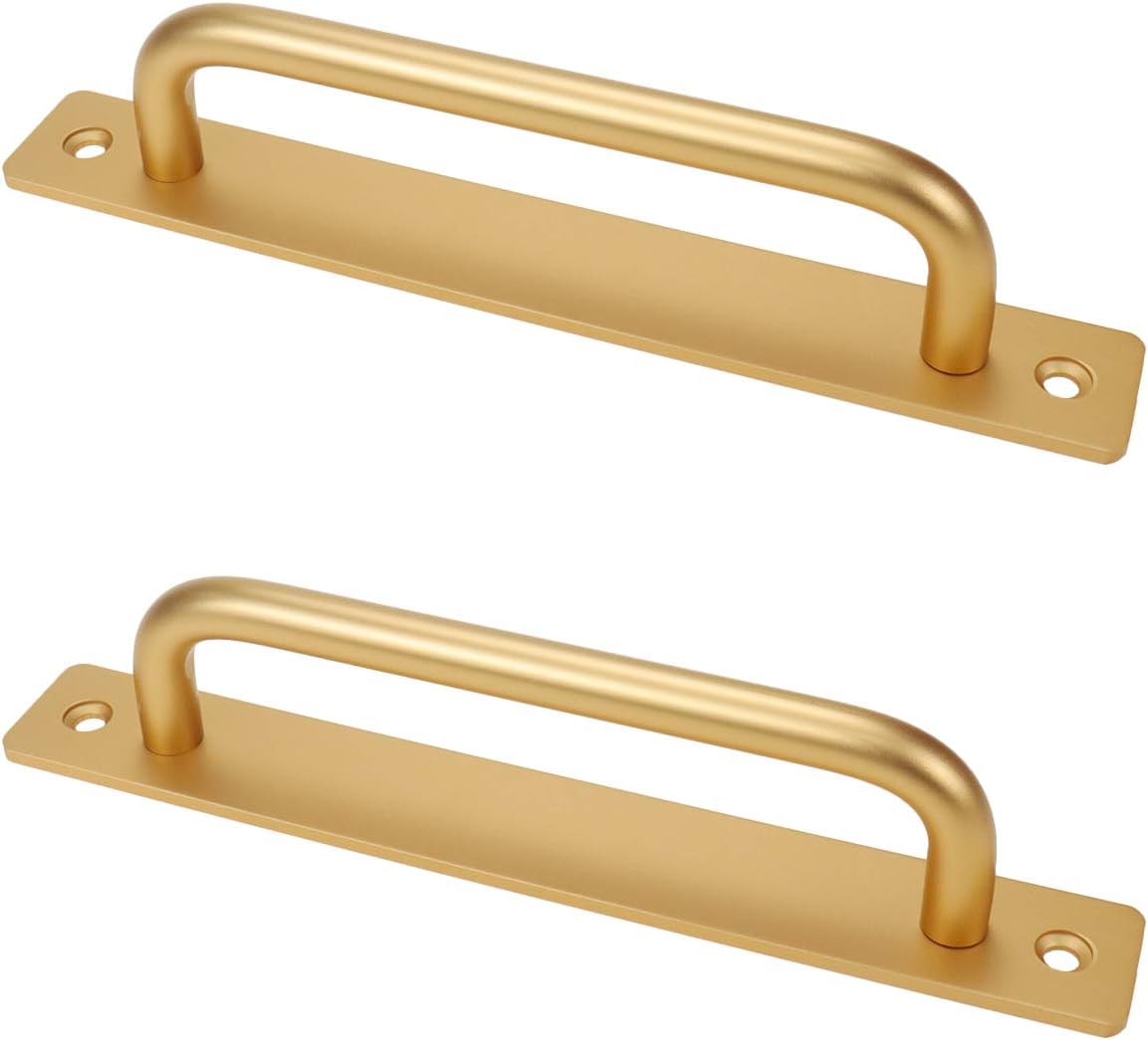 2-teiliger Schiebetürgriff, Aluminium-schiebetürgriff (180 Mm) – Gold – 16 Cm Lochabstand