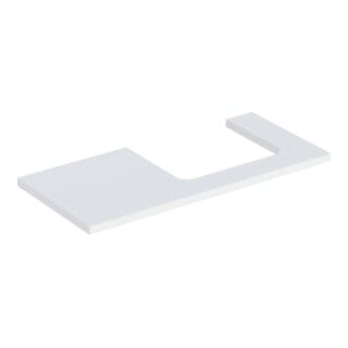 Keramag - Geberit One Waschtischplatte, Ausschnitt Rechts, 105x3x47 Cm,