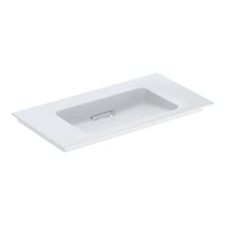 Geberit One Möbelwaschtisch Abgang Horizontal, 90x13x47,5cm,