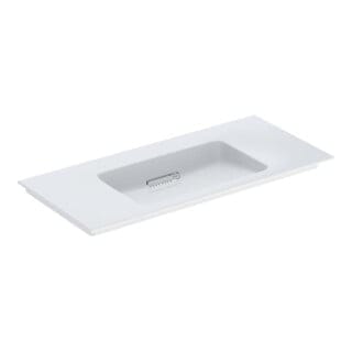 Keramag - Geberit One Möbelwaschtisch Abgang Horizontal, 105x13x47,5cm,