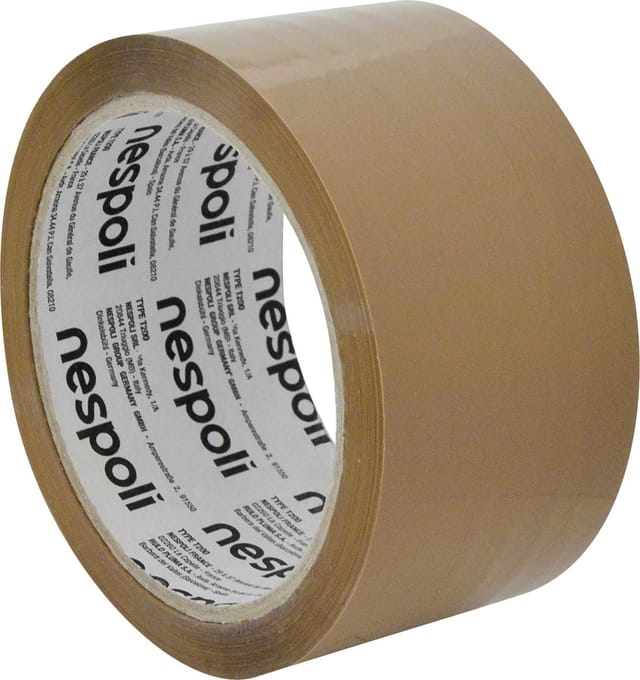 Nespoli Profi Packband Braun Leise Abrollend 50 Mm X 66 M Packband