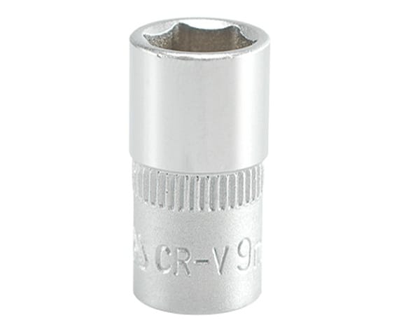 Kurze 6-kurze Steckschlüsse Crv 1/4'' 9mm