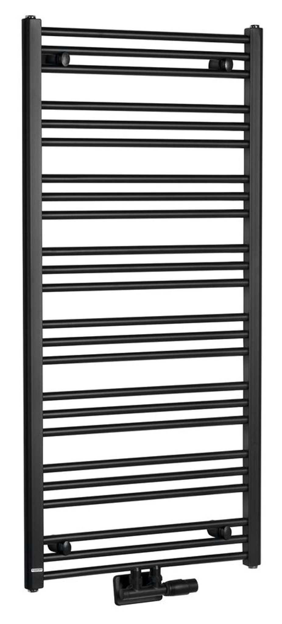 Bruckner Albrecht - Heizkörper 60x125 Cm, 611 W, Schwarz 600.117.6