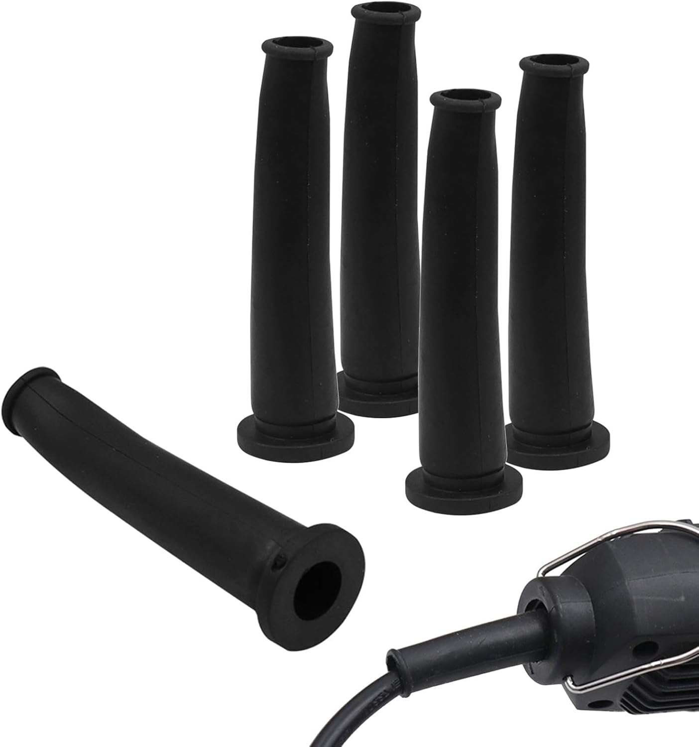 5er-pack Kabelschutzhüllen Für Winkelschleifer, 68 X 9,5 Mm Gummi, Kabelmanagement, Bohrmaschinen, Elektrowerkzeuge