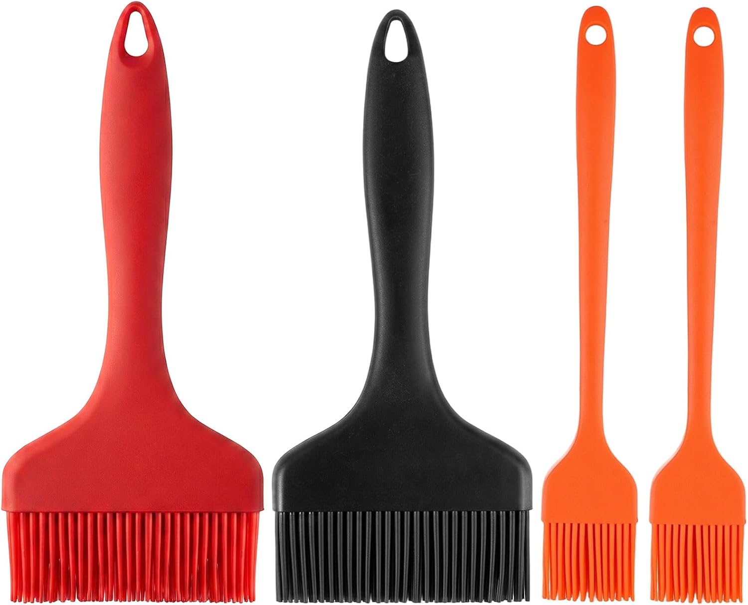 4-teiliges 21 Cm Silikon-küchenpinsel-set, Extra Großer Gebäckpinsel