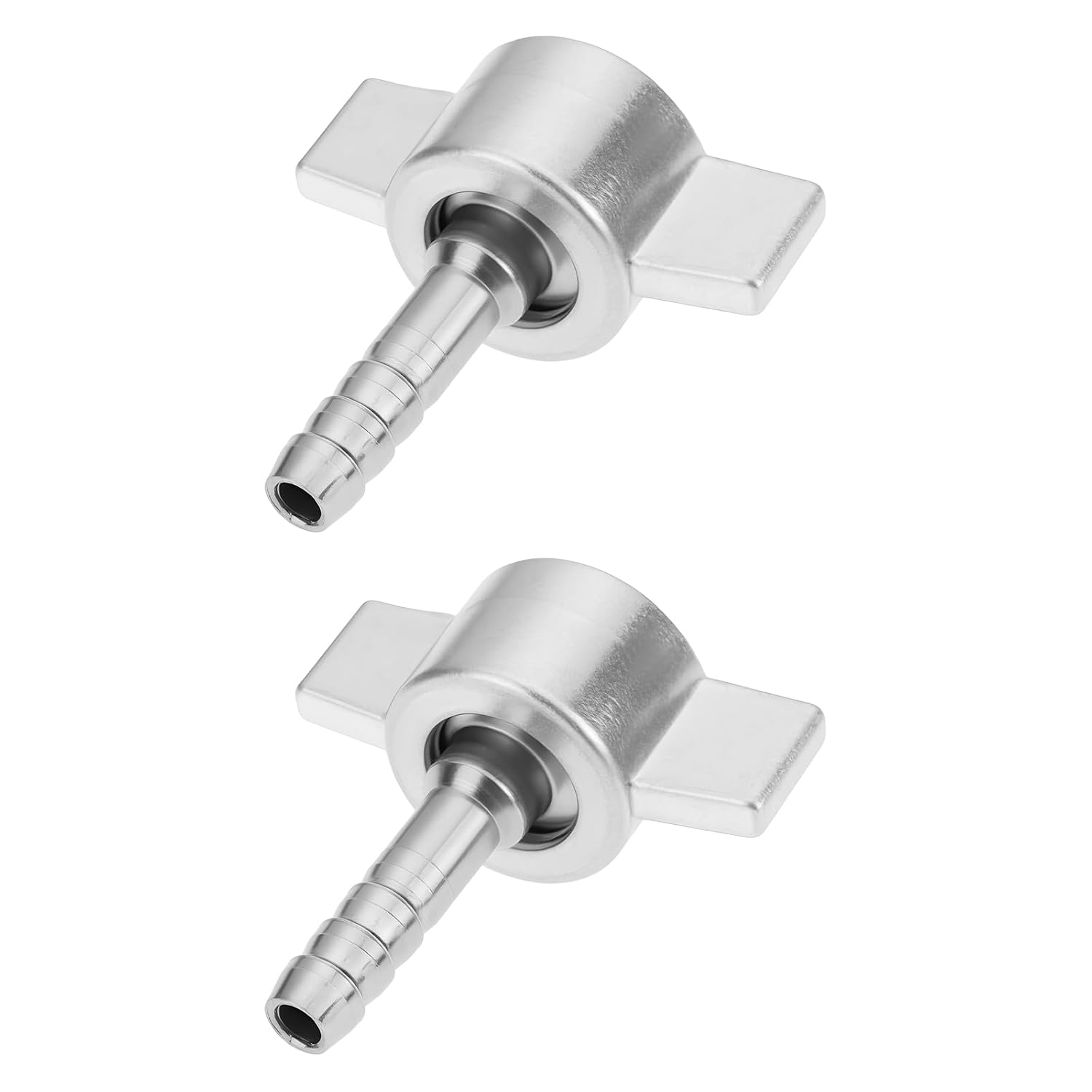 Satz Mit 2 M16 X 1,5 Flügelmuttern Mit 6 Mm Gummischlauchanschluss Für Lkw-reifenbefüllung