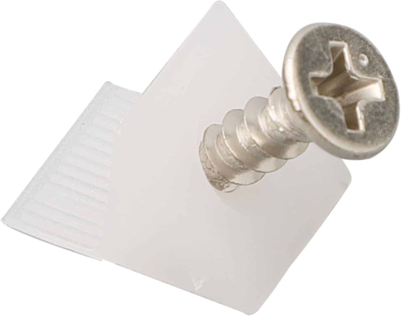 Schubladenreparaturset – 100 Stützkeile Für Durchhängende Schubladen – Verstärkungswinkel Aus Kunststoff Für Holztruhen – Weiße Reparaturschrauben – 15 X 13 X 9 Mm