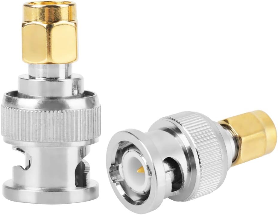 Bnc-auf-sma-stecker-adapter, 50 Ohm, 6 Ghz, Vergoldet