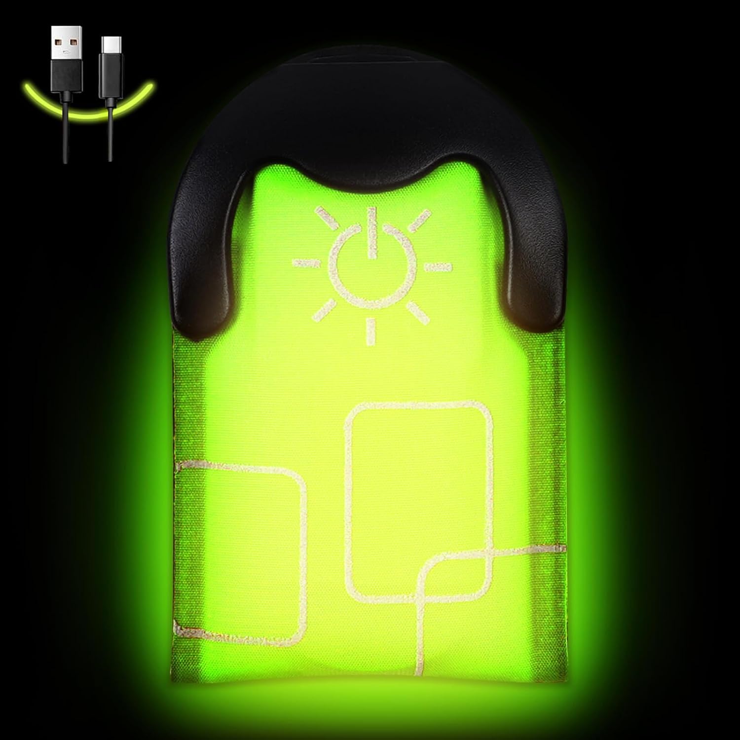Wiederaufladbare Led-armbänder Mit Usb-anschluss, Reflektierende Led-laufarmbänder, Verstellbares Blinkarmband Mit Sicherheitsclip Zum Joggen Und Radfahren