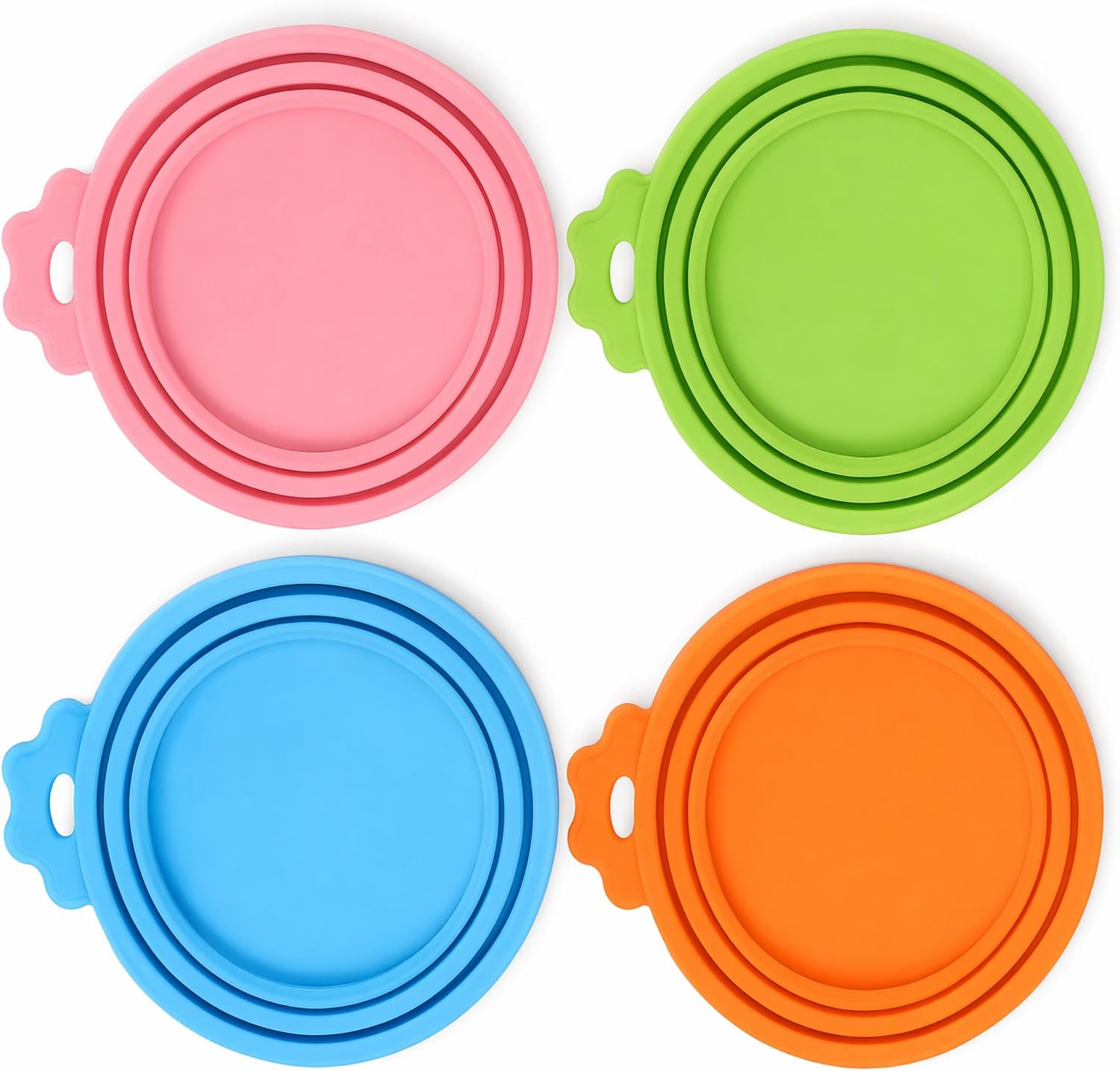 Silikondeckel, Universell Für Dosen, Wiederverwendbare Lebensmittelabdeckungen Mit 3 Verstellbaren Größen, Weicher Verschluss Für Lebensmittel, Essensreste, Katzen- Und Hundefutter