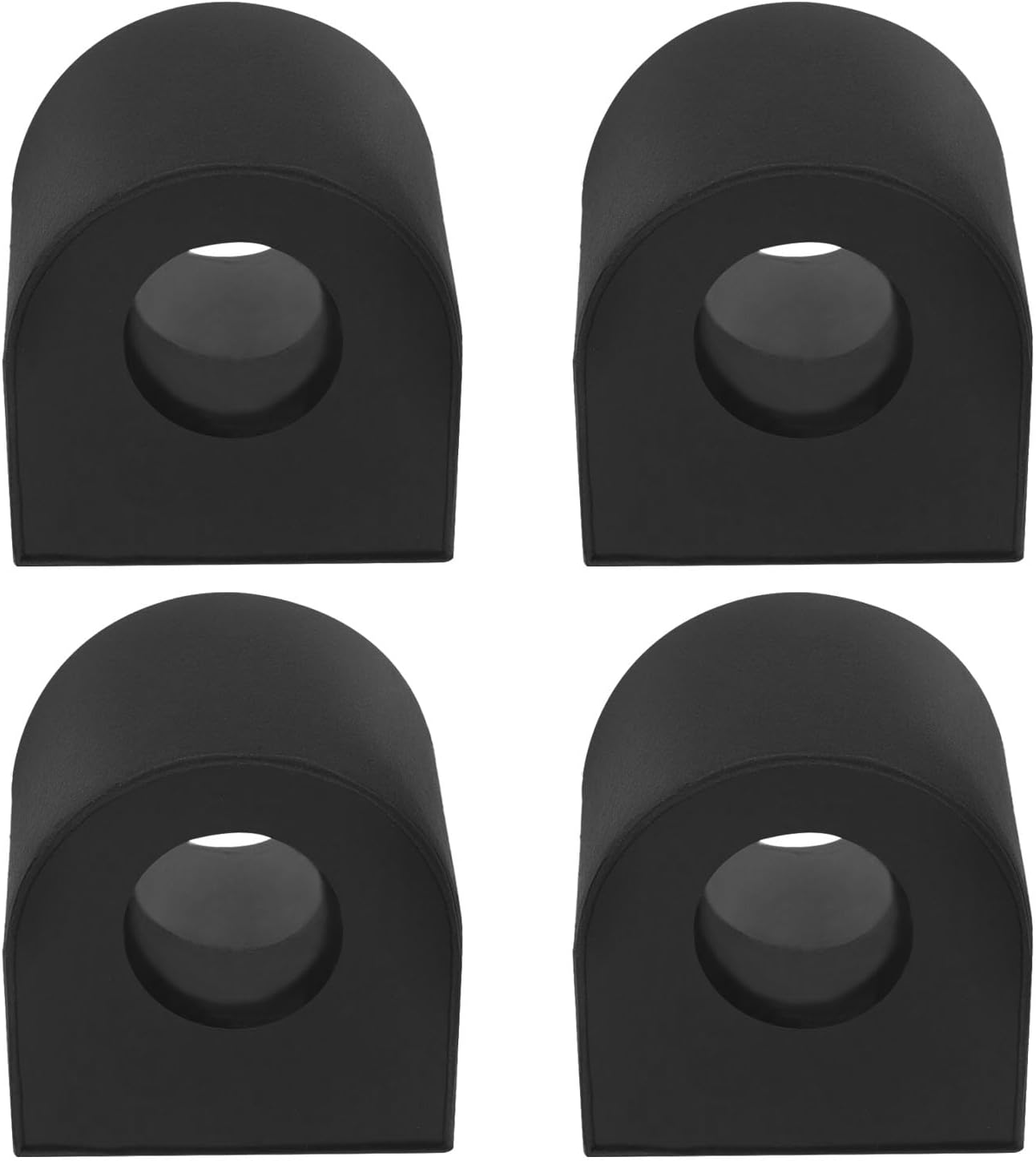 Satz Mit 4 Gummidichtungen Für Tanklager, Lochdurchmesser 11 Mm, Höhe 18 Mm, Länge 24 Mm, Kompatibel Mit Simson S51 Motorrad-kraftstofftank, Schwarz