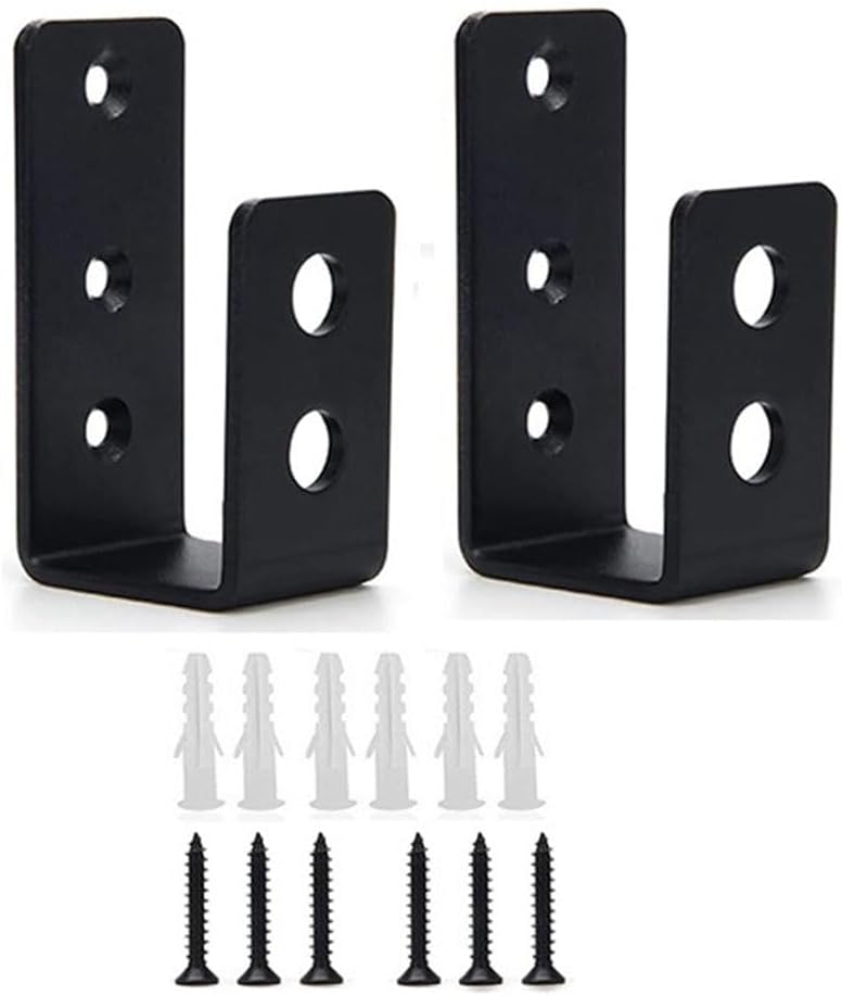 Set Mit 2 Türriegelclips (5,1 X 10,2 Cm), Robuste, U-förmige Offene Halterungen Für Scheune, Gartenhaus, Garage, Tor