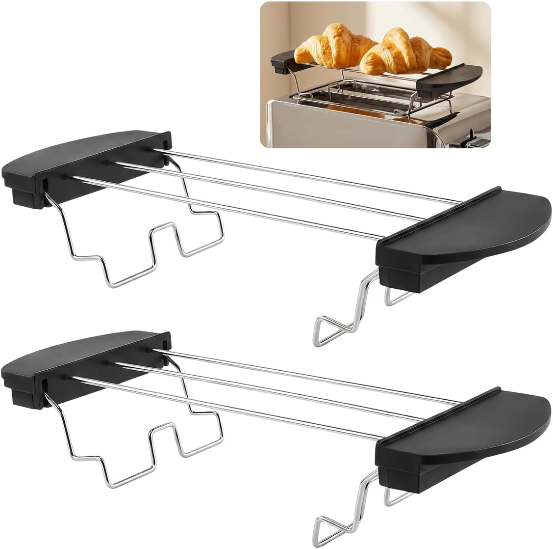 2-teiliger Toastständer, Toastständer Aus Edelstahl