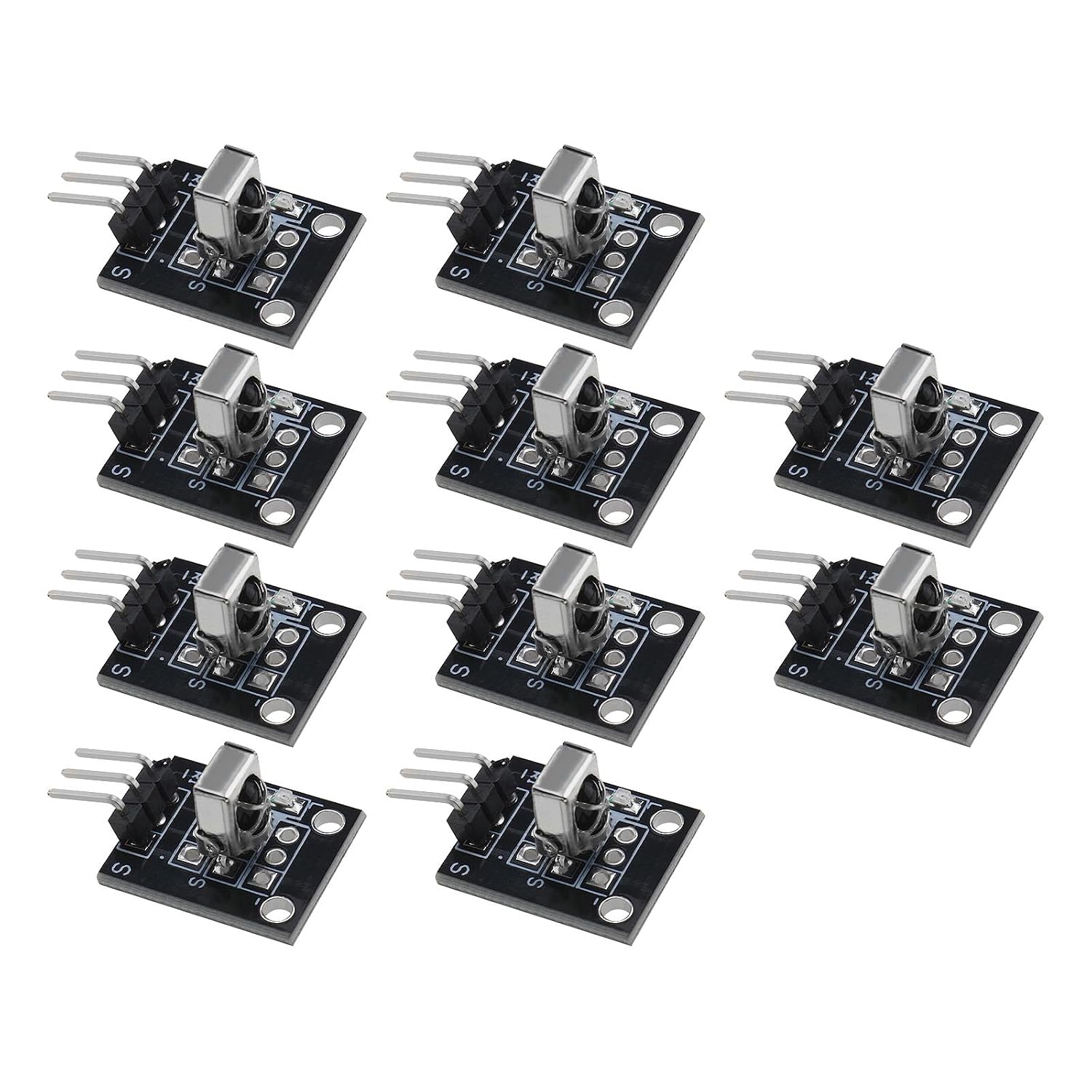10-teiliges Neues Ky-022 Elektrisches Mehrzweck-ir-empfänger-infrarotsensormodul-detektor-starterset
