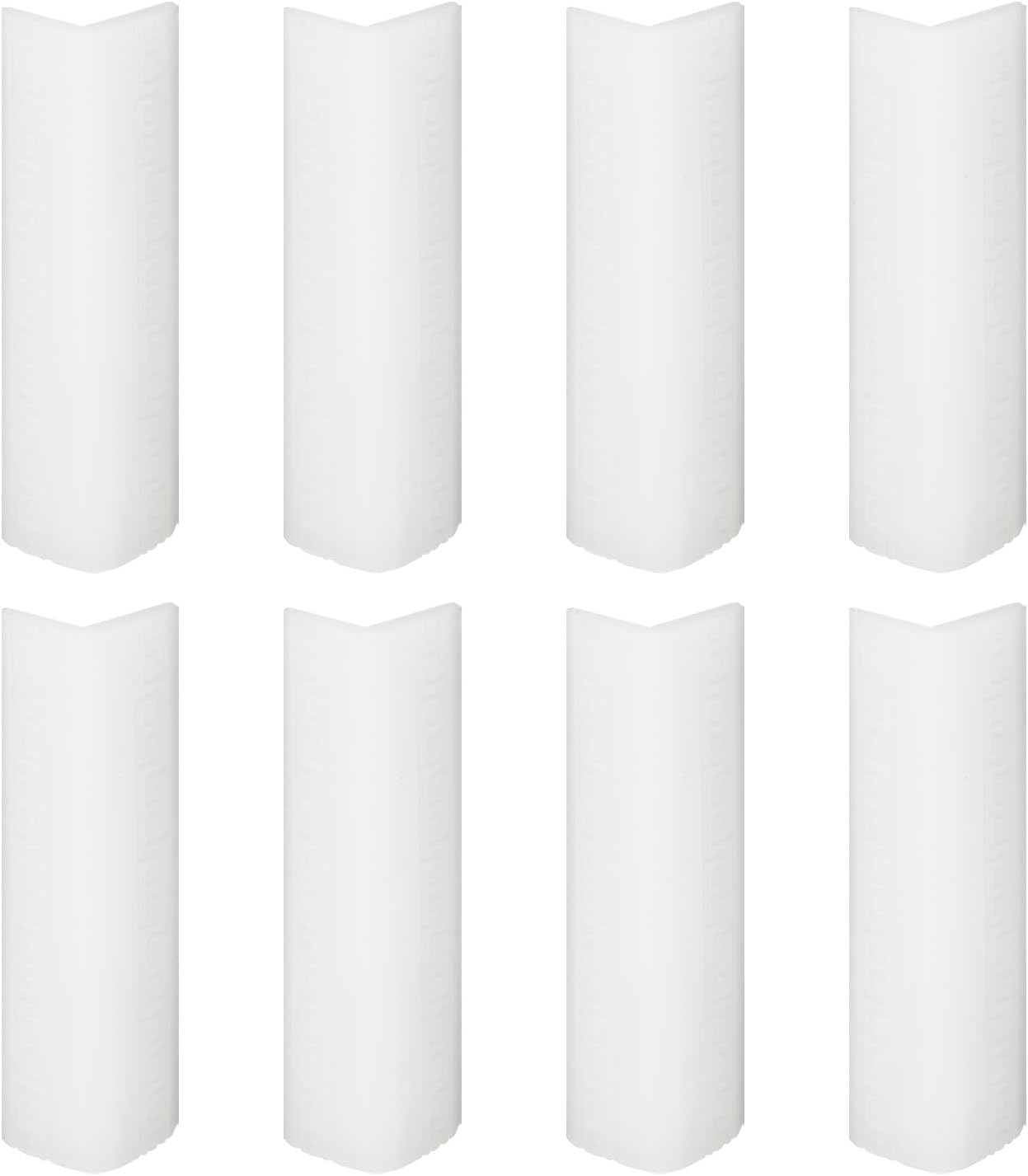 Selbstklebende Eckenschützer Für Fußleisten, 14 X 55 Mm, Silikon, Transparent, 8 Stück 14 X 14 X 55 Mm