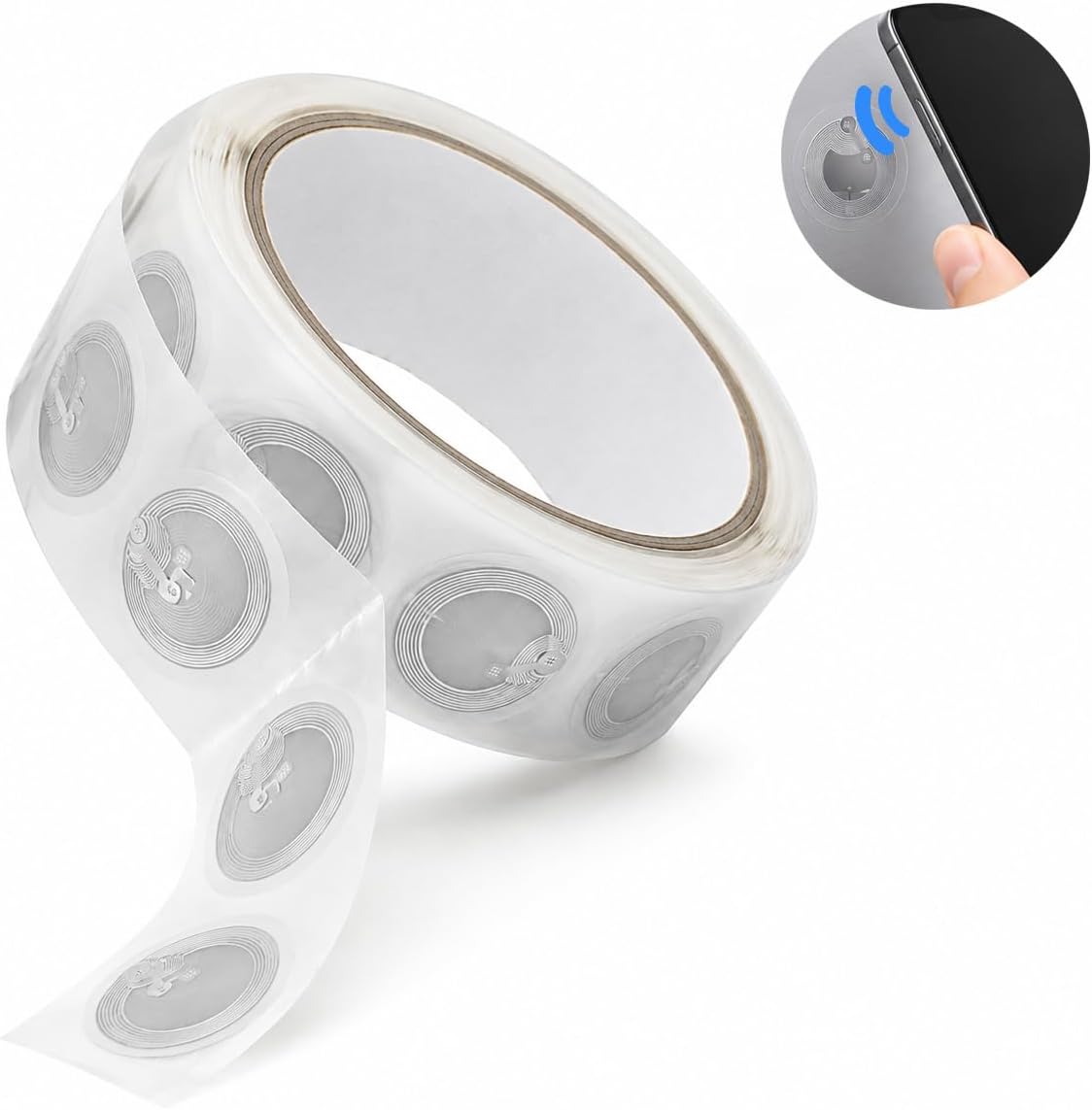70 Stück Nfc-aufkleber, 25 Mm, Programmierbar Und Wiederbeschreibbar, Ntag213 Nfc-chip, Nfc-aufkleber Kompatibel Mit Smartphones, Nfc-tag Für Automatisierung, Datenaustausch Und Kurzbefehle