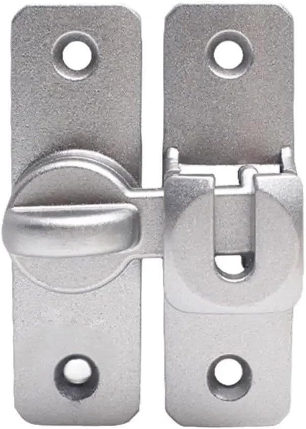 Tor-schloss Aus Aluminium, Rostbeständig, Für Den Außenbereich Geeignet (silber)