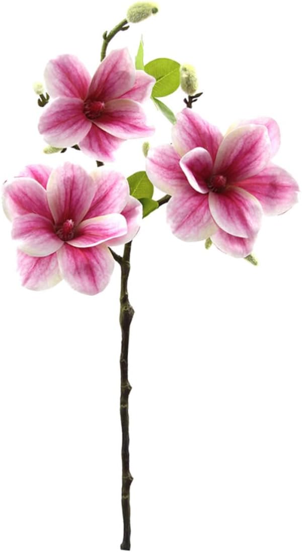 Künstliche Magnolien-dekoration, Künstliche Blumen, Heimdekoration, Leuchtende Farben