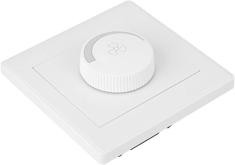 Drehzahlregler Für Ventilatoren, 250 V Ac, 100 W, Wandbedienfeld Für Elektrische Ventilatoren Und Glühlampen, Einfache Installation, Robuste Stahlkonstruktion