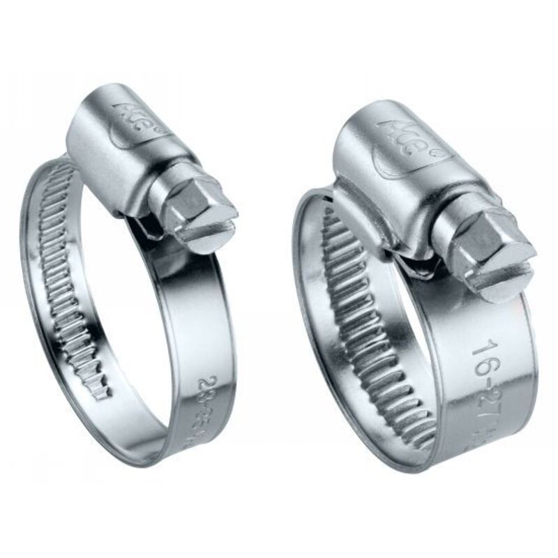 Schlauchklemme - Nicht Perforierte Band - Edelstahl A2 L12 Mm: 20-32 Mm - Packung Mit 25