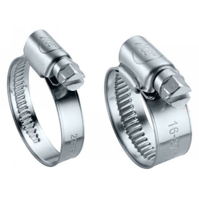 Schlauchklemme - Nicht Perforierte Band - Edelstahl A2 L12 Mm: 20-32 Mm - Packung Mit 25