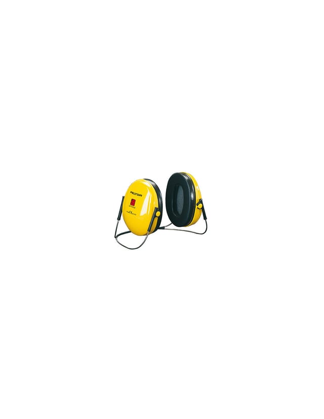 Gehörschutz 3m™ Peltor™ Modell Optime™ I, Gelb, Nackenbügeltyp Und Zum Entfernen Eines Schutzhelms Oder Einer Schutzbrille
