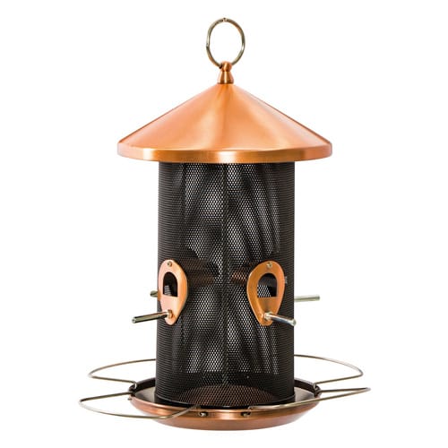 Futtersäule Für Mischfutter, H 31 Cm Kupfer-serie