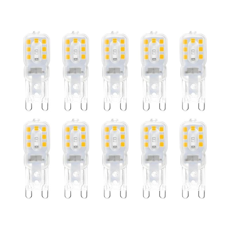 G9-led-lampen, Keramiksockel, 3 W, 300 Lm, Warmweiß (3000 K), G9-sockel, G9-lampen Für Die Wohnraumbeleuchtung