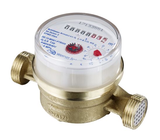Schlösser Armaturen Einstrahlzaehl. Etw Modularis Bis 90 Grad, Q3=2, 5, Ag 3/4", 80mm