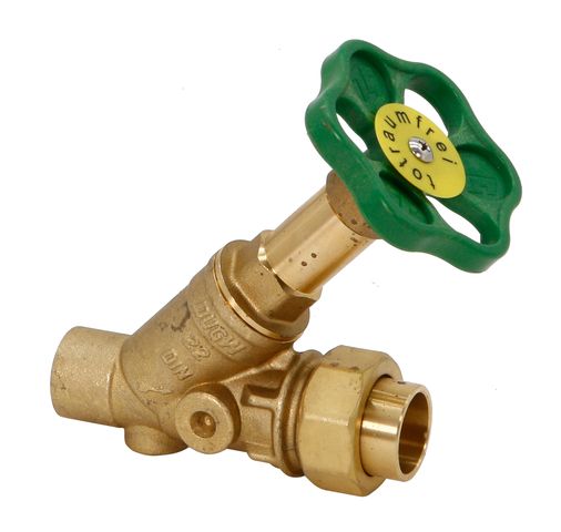 Schlösser Armaturen Freistromventil, O.entleerung Ag.loetv, N.st.sp, Dn50, Loet54, Dvgw