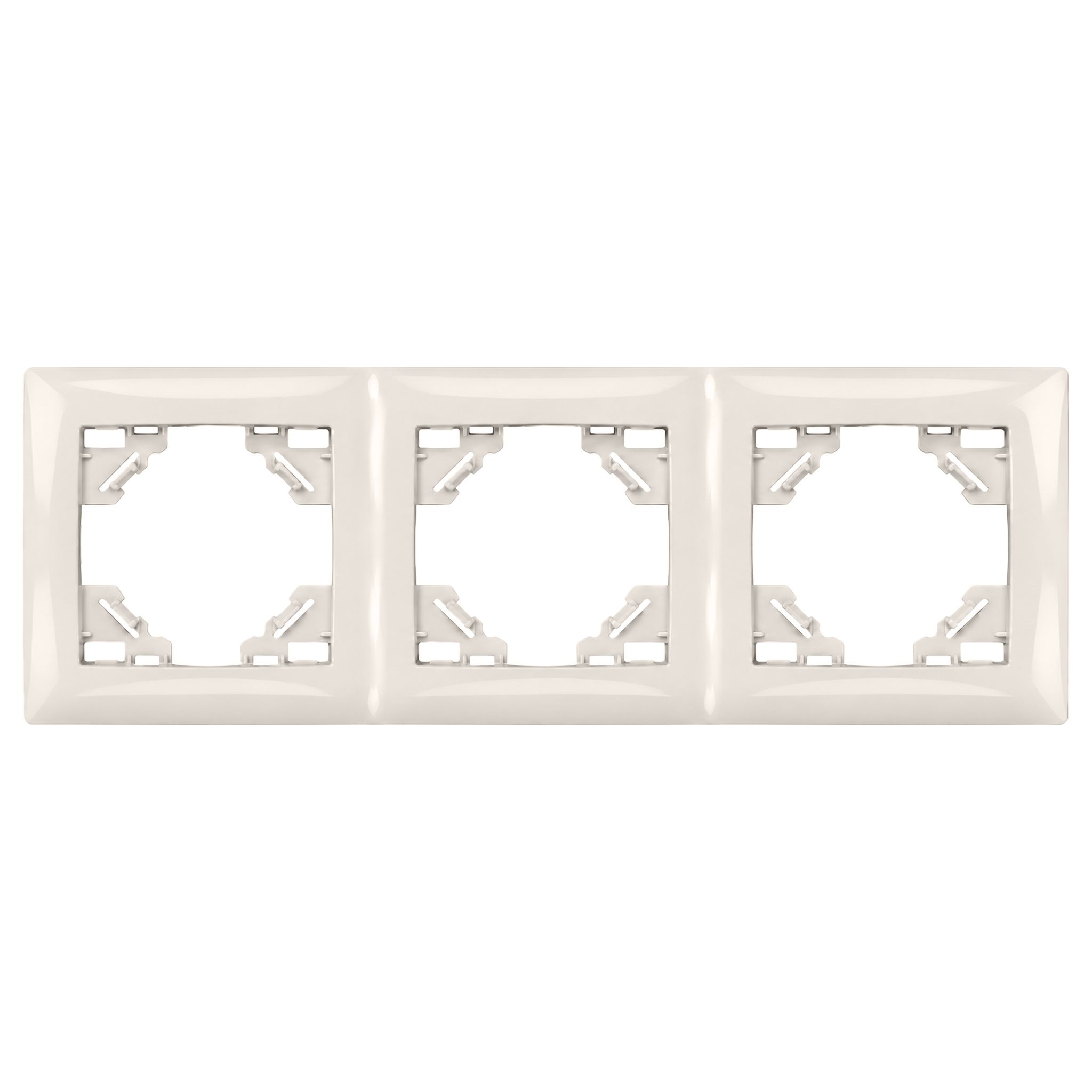 Toolight Dreifachrahmen Für Steckdosen Oste Jnh015-3f Beige