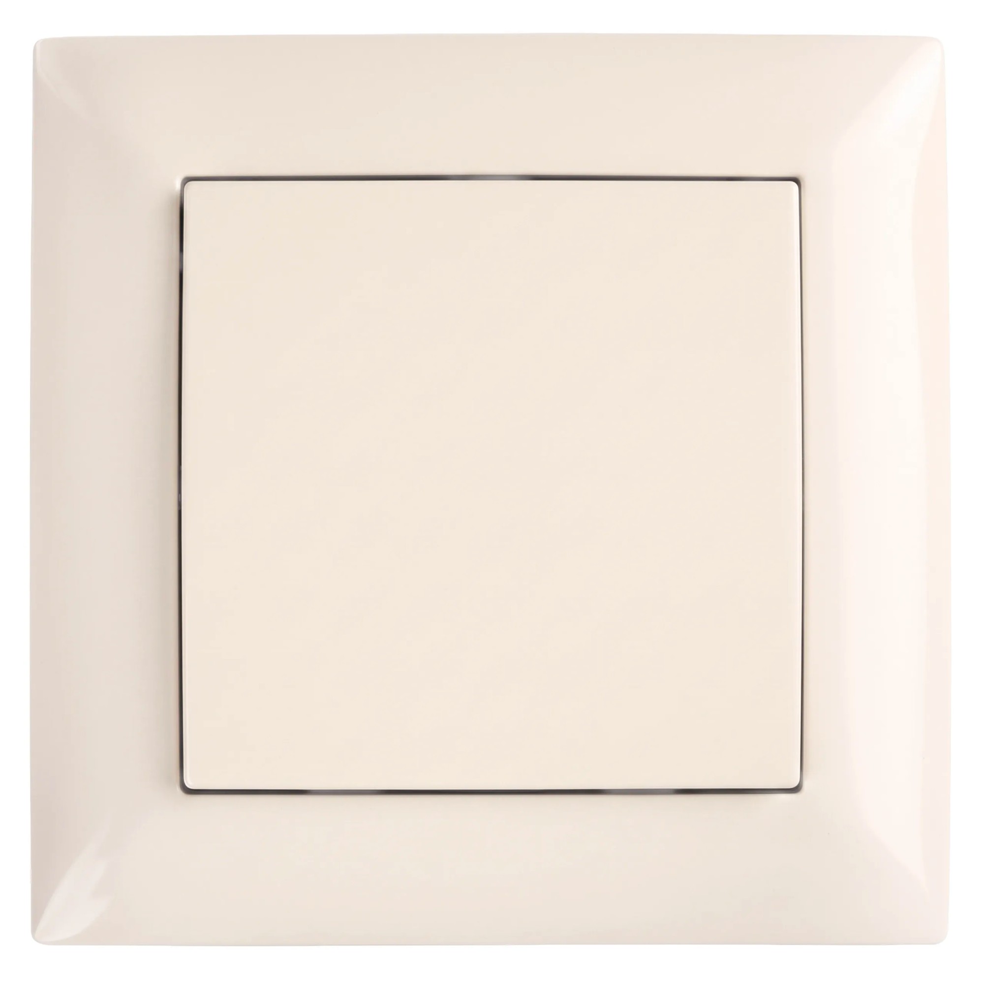 Toolight Einzelschalter Mit Rahmen Oste Jnh006-w Beige