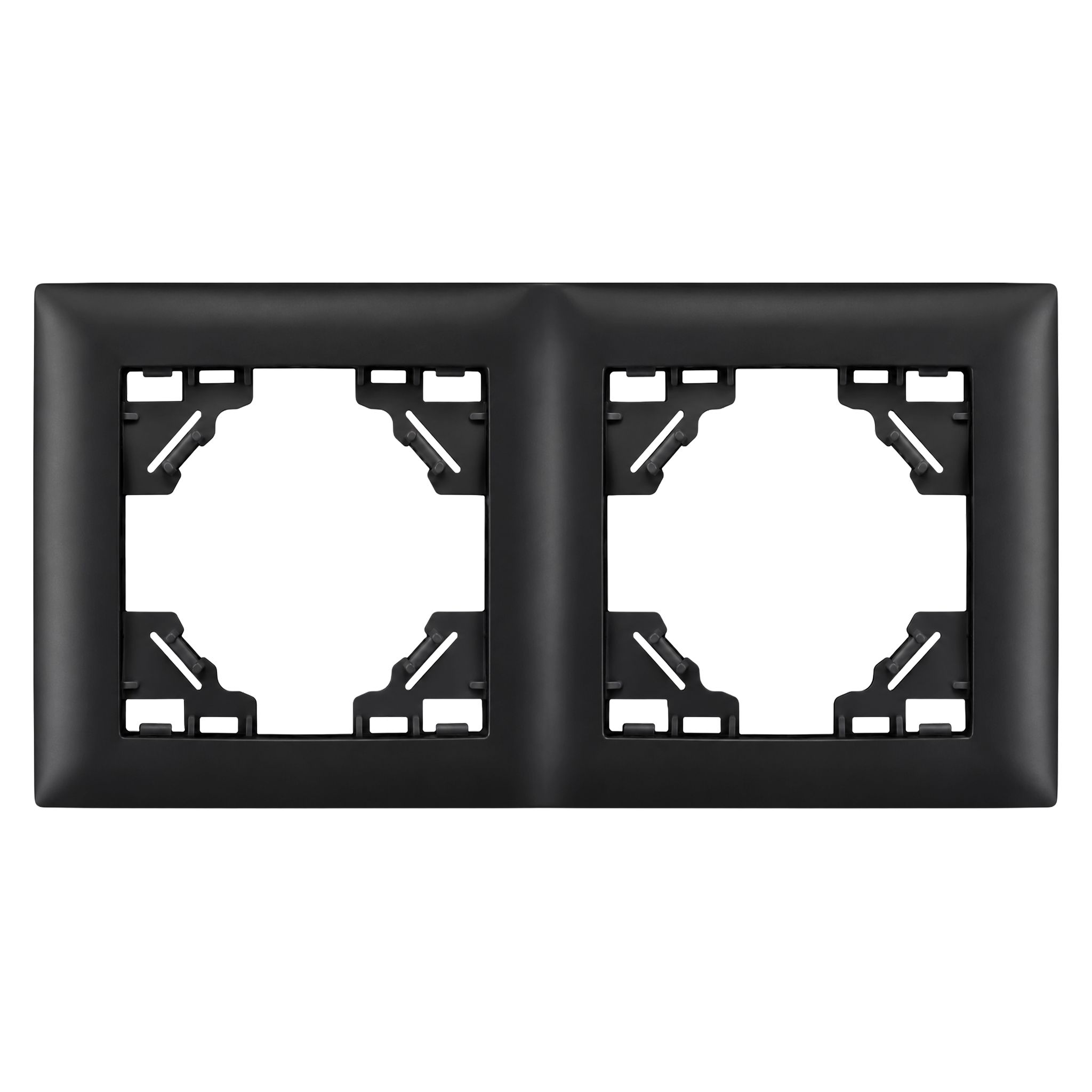 Toolight Zweifachrahmen Für Steckdosen Oste Jnh014-2f Black