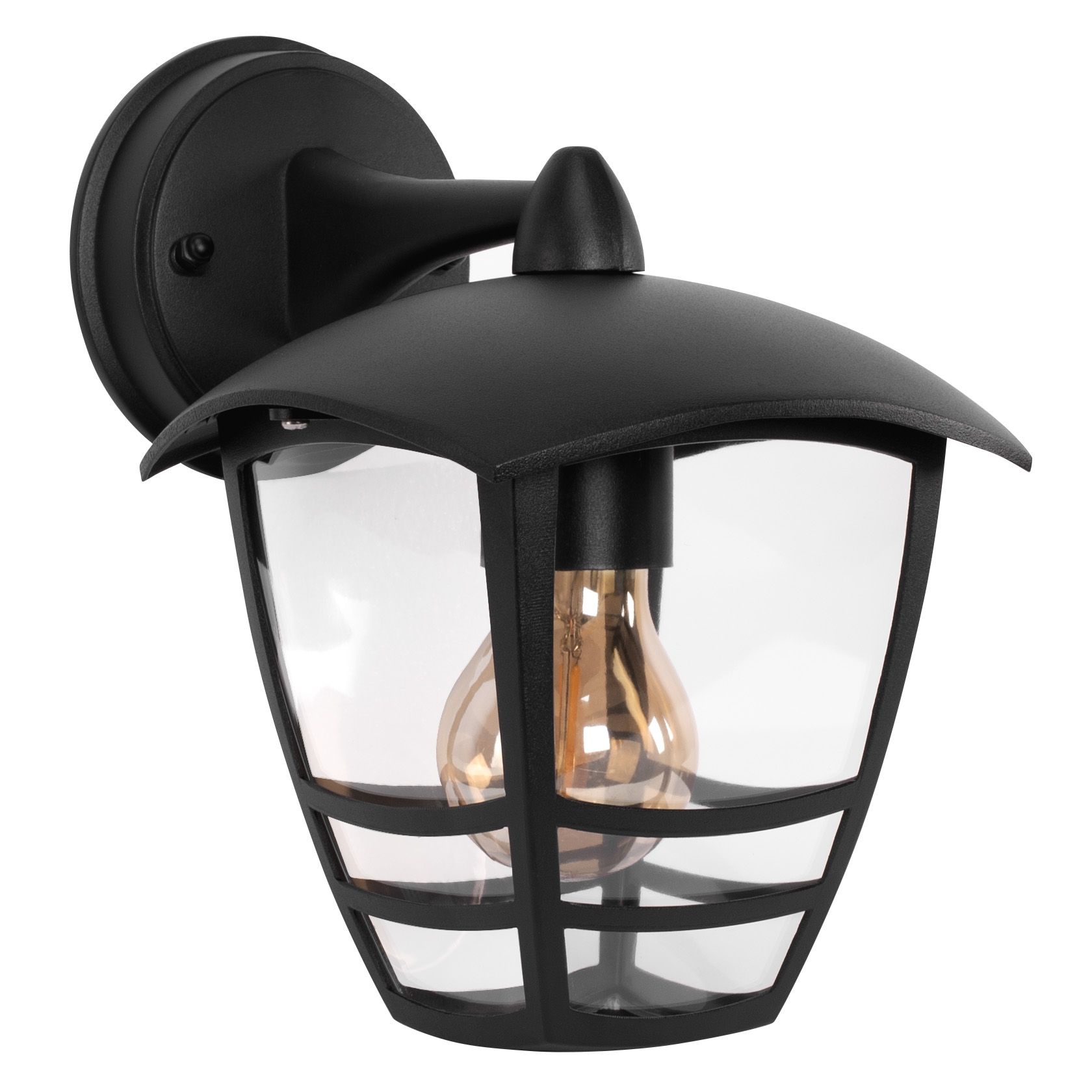 Toolight Fassadenleuchte Wandleuchte Jnh037-1g Black