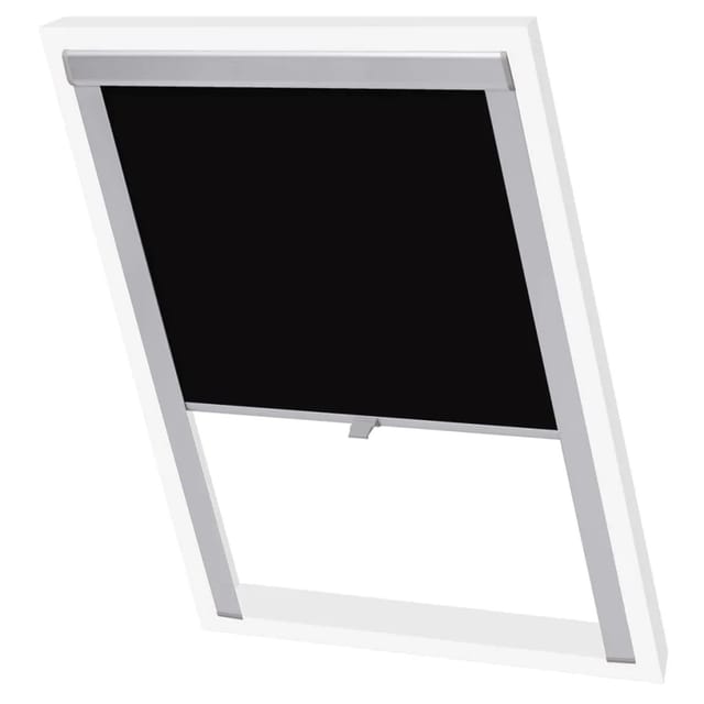 Verdunkelungsrollo Schwarz Mk04 Vidaxl