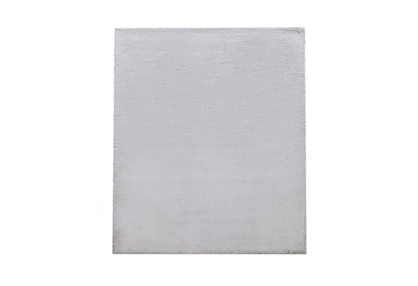 Hochflor Teppich Schlafzimmer Kunstfell Flauschig Kaninchenfell Imitat 60 Cm X 90 Cm X 26 Mm Grau Rechteckig Bild 2