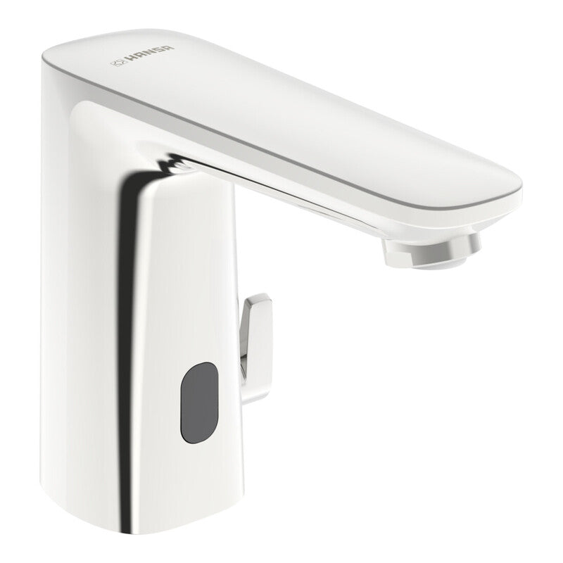 [neuwertig] B-ware Hansa Infrarot-waschtisch-armatur Hansaelectra Chrom Batteriebetrieb 117mm