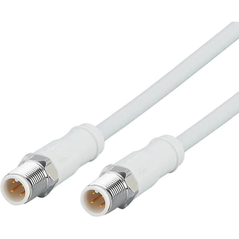 [neuwertig] B-ware Ifm Verbindungsleitung Verbindungskabel Evf533 Ethernet M12 Stecker Gerade 10 M