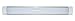 Bixbite 150cm 1x46w Led 3680lm 6000k L.150xw.7,5xh.2,3cm White