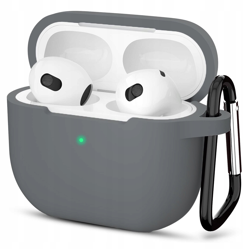 Ultradünne Hülle Für Apple Airpods 3, Grau, Silikon