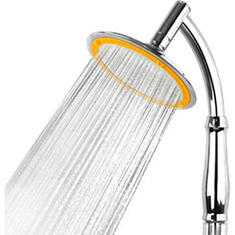 Xxl-duschkopf (150 Mm) Mit 1,6 M Edelstahlschlauch, 5 Düsen, Für Bad Und Dusche