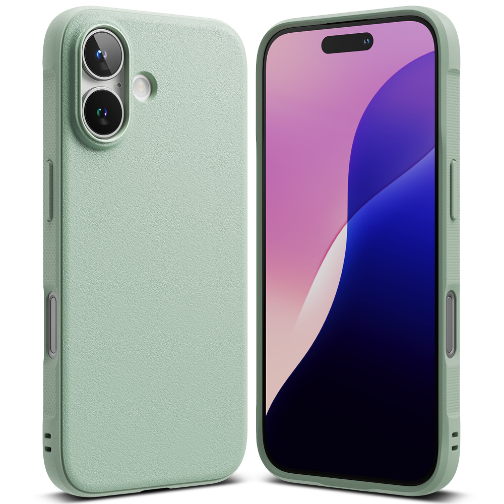 Ringke Hülle Für Iphone 16 Plus, Mintgrüne Rückseite, Rutschfeste, Erhöhte Kanten