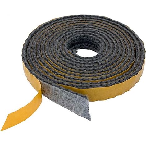 Choyclit – Selbstklebende Geflochtene Hochtemperaturdichtung 3 Mm X 20 Mm X 3 M – Beständig Bis 600 °c – Für Herd, Kamin, Ofen, Ofenrohr