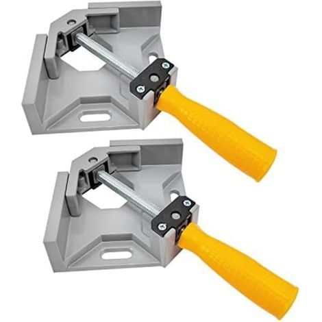 Spannwinkel - 2er Set - Spannwinkel Zum Schweißen Geeignet - Rechtwinkliger Winkel (90°) - Geeignet Für Holz, Metall Und Glas