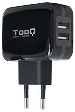 2xusb-wandladegerät Tooq Tqwc-1s02 Schwarz