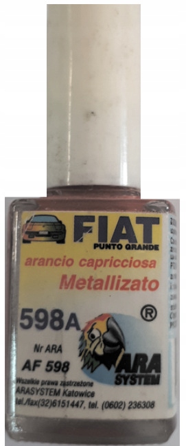 Ausbesserungslack Für Fiat 598a Arancio Capriciosa