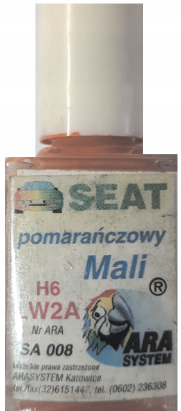 Seat Lw2a H6 Mali Orange Lackausbesserungsstift Für Kratzer