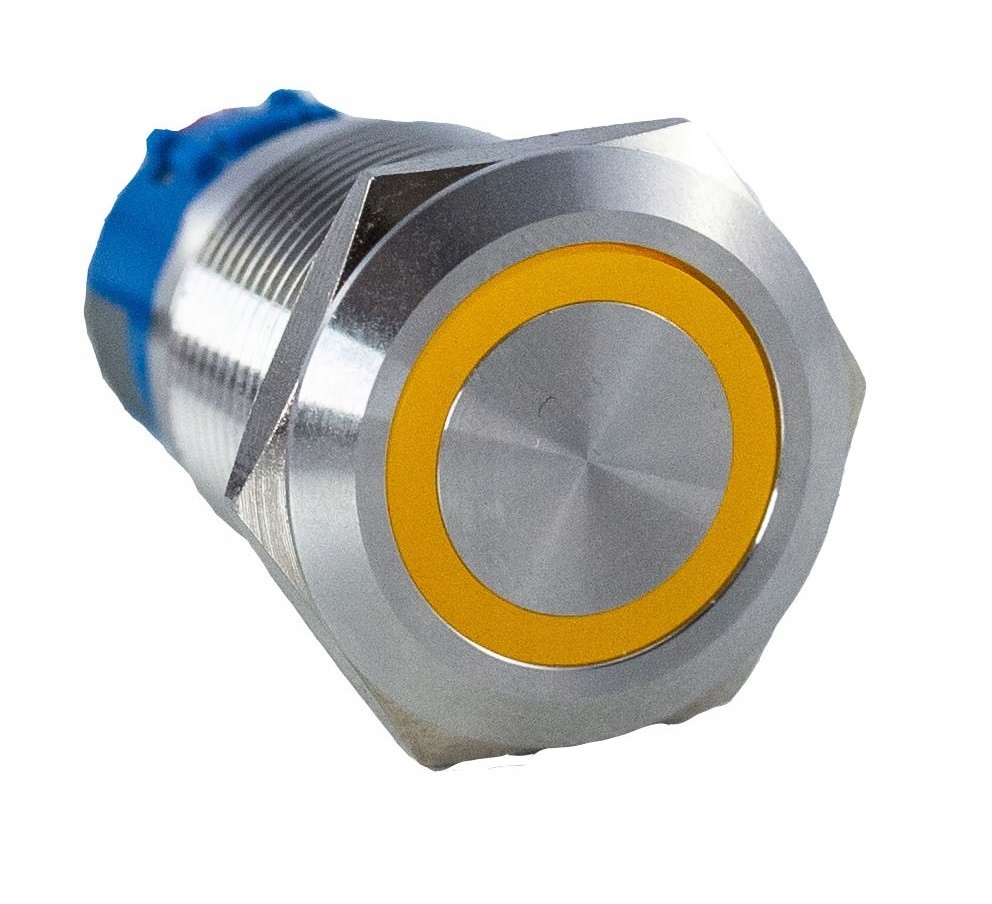 Vandalensicherer Bistabiler Drucktaster 250 V 5 A 19 X 38 Mm Orange