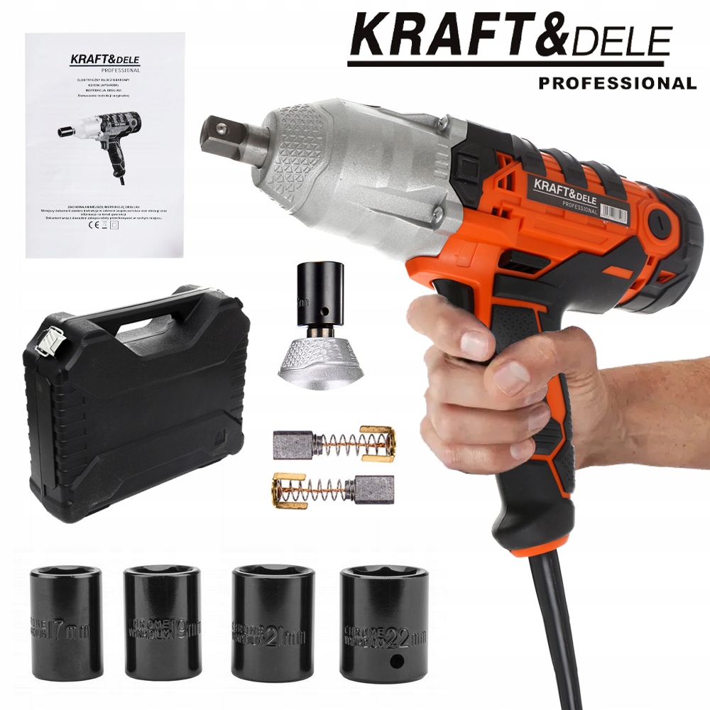 Elektrischer Schlagschrauber 2200 W 1/2" 720 Nm, Koffer